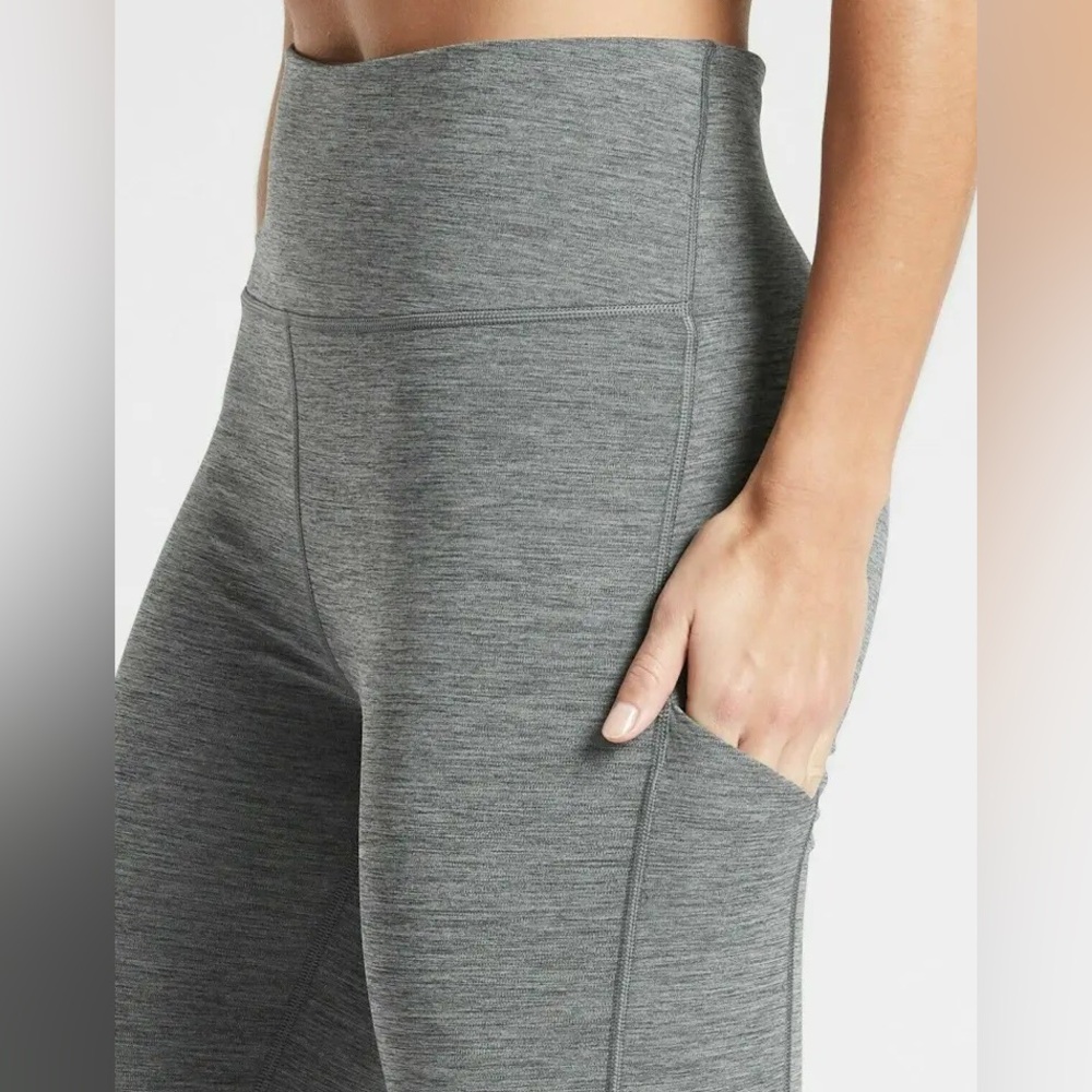 Athleta Ultimate Stash Pocket 7/8 Tights Sz‎ XS Gray - Picture 3 of 10